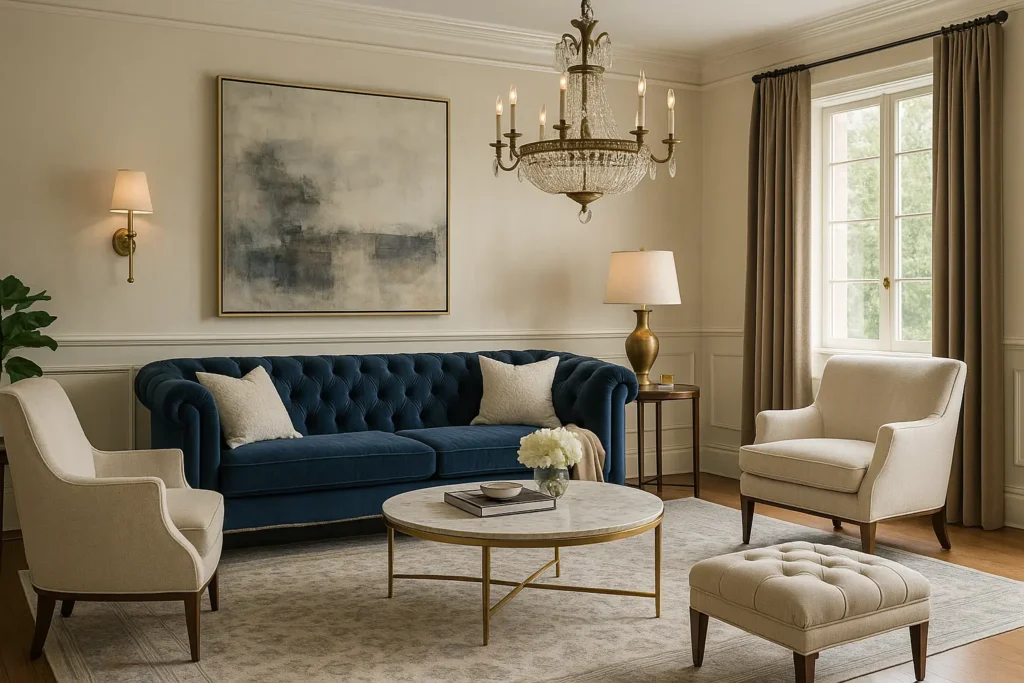 luxury living room décor