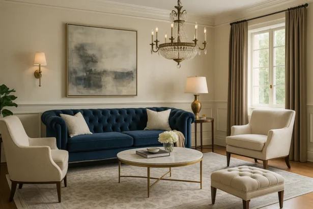 luxury living room décor