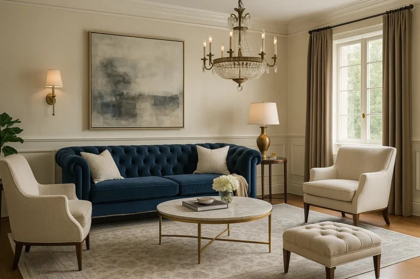 luxury living room décor
